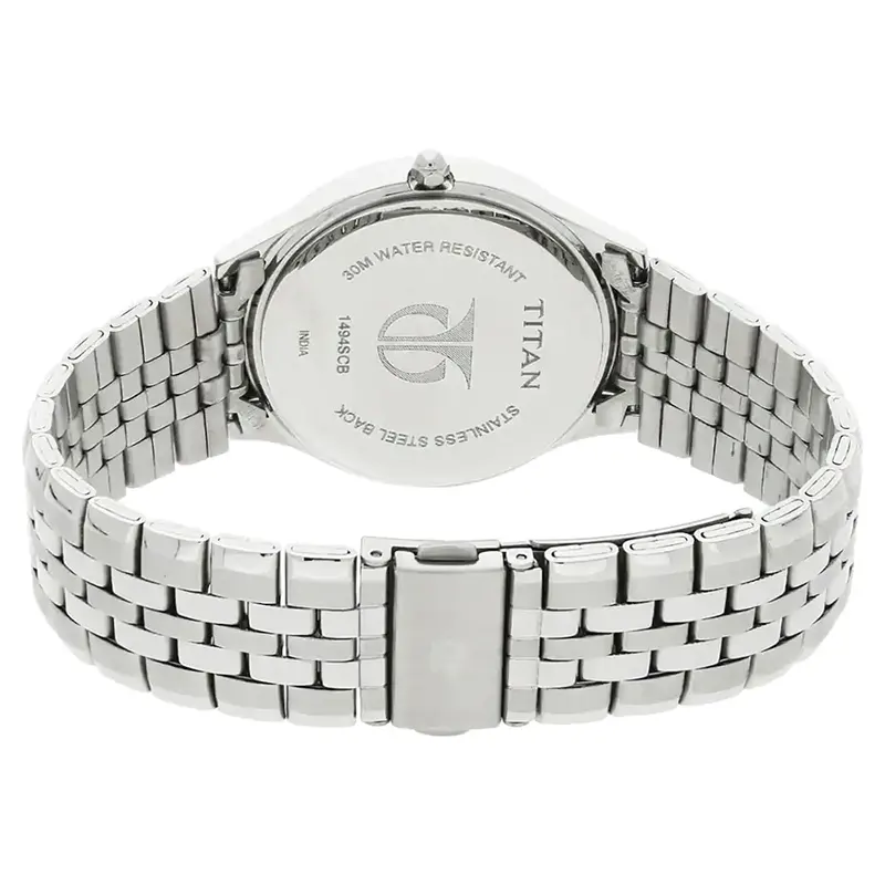 Titan 1494SM01 Silver Dial Men’s Watch
