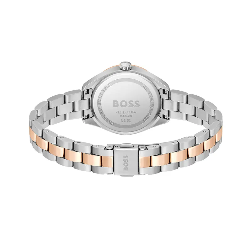 Hugo Boss Sage Silver Dial Two-tone Ladies Watch | 1502727