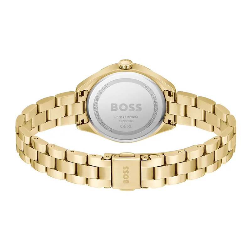 Hugo Boss Sage Green Dial Gold-tone Ladies Watch | 1502729