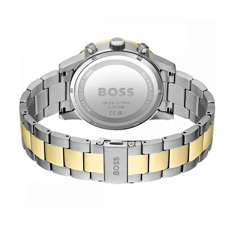 Hugo Boss Allure Chronograph Blue Dial Two-tone Men's Watch | 1514163