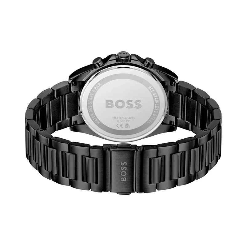 Hugo Boss Strike Chrono Black Dial Men's Watch | 1514291