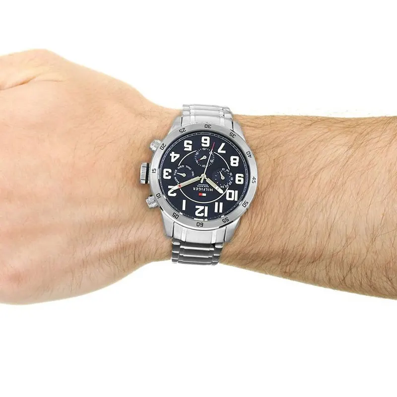 Tommy Hilfiger Trent Chronograph Blue Dial Men's Watch | 1791053