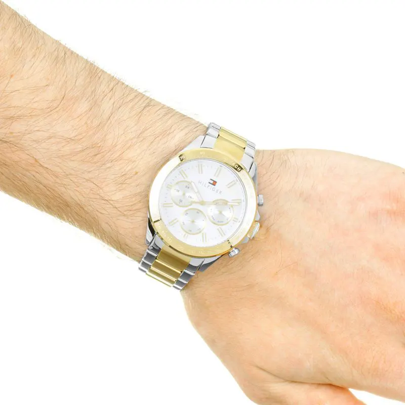 Tommy Hilfiger Hudson Chronograph White Dial Men's Watch | 1791226