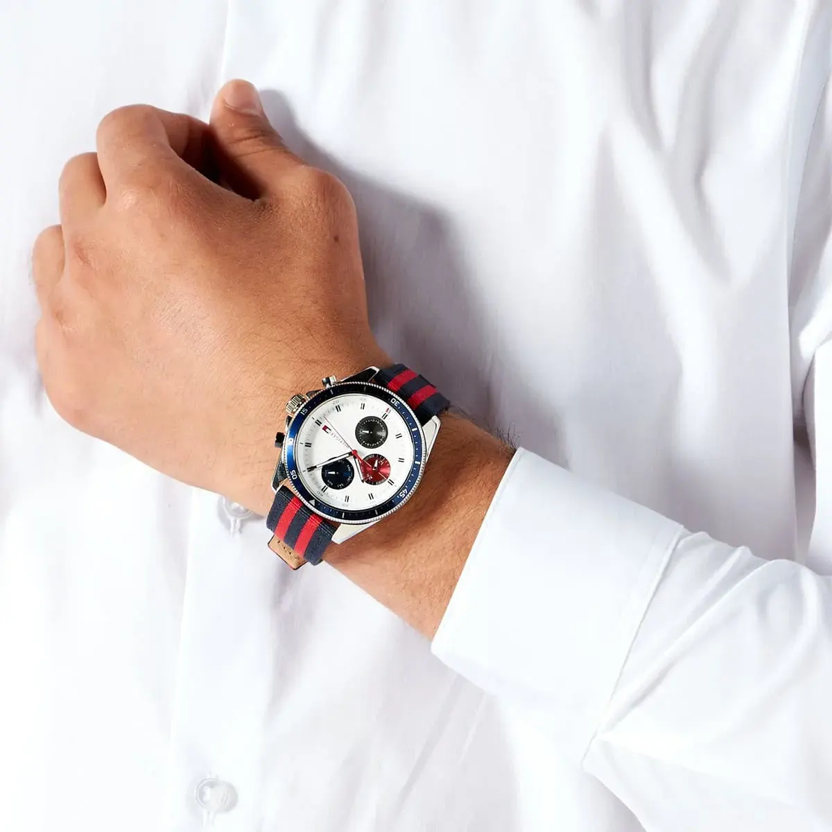 Tommy Hilfiger Parker Multi-Function Silver Dial Men’s Watch | 1792035