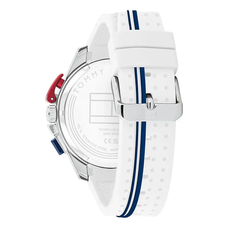 Tommy Hilfiger Bank Chronograph White Dial Men's Watch | 1792167