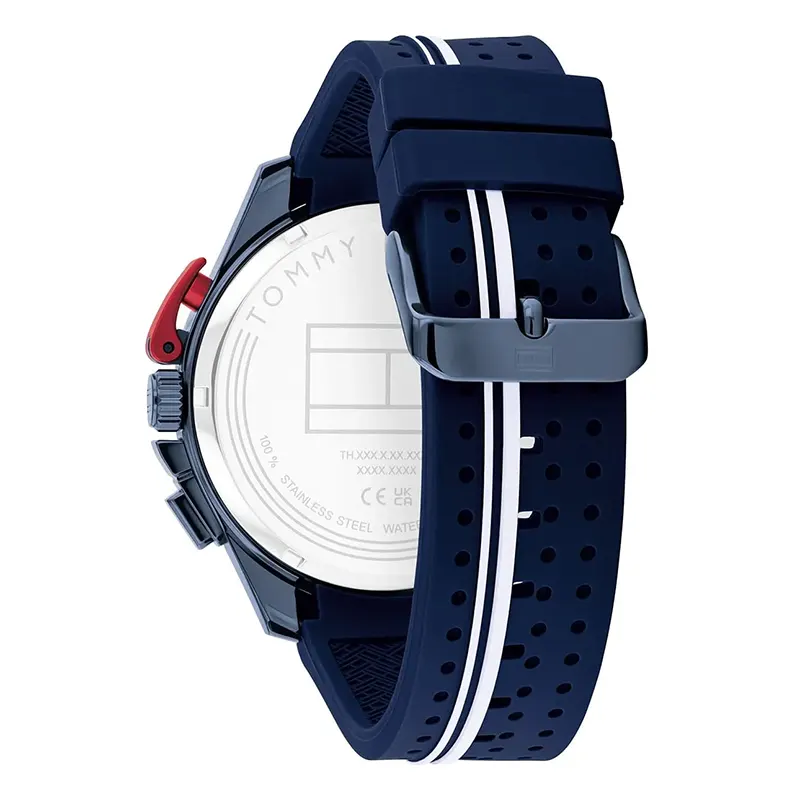 Tommy Hilfiger Bank Chronograph Blue Dial Men's Watch | 1792169