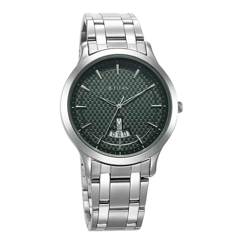 Titan Karishma Green Dial Men's Watch | 1825SM11