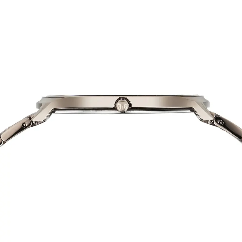 Titan Edge Slim Brown Dial Stainless Steel Men’s Watch | 1843QM02