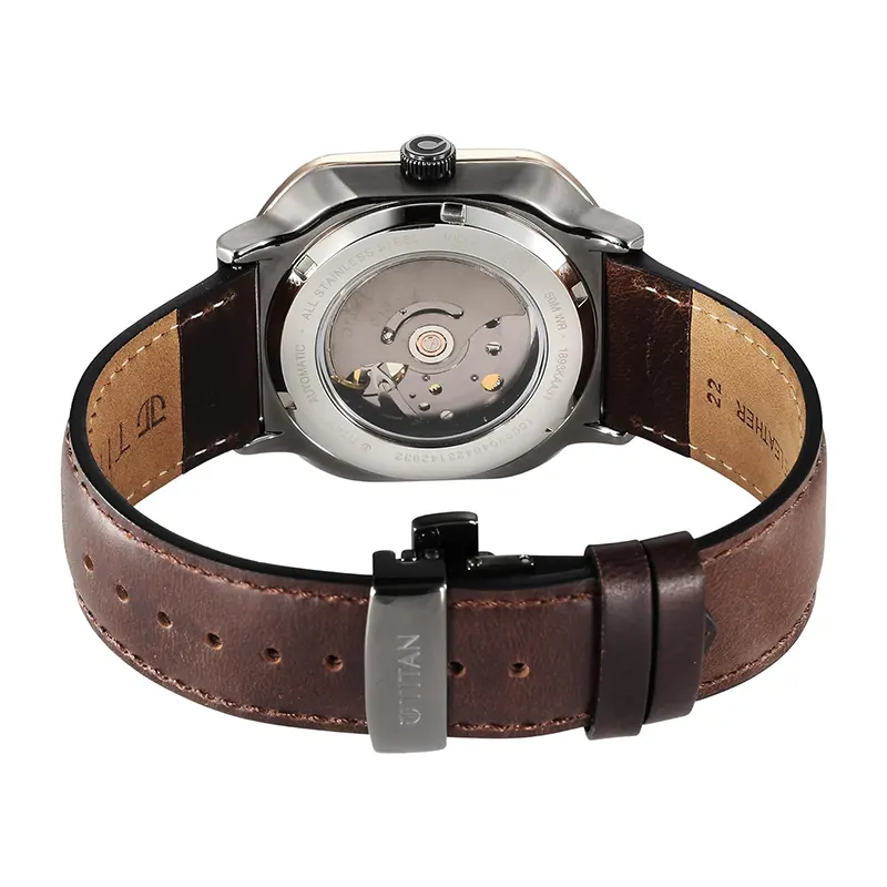 Titan Techno Beats Anthracite Dial Automatic Men's Watch | 1893KL01