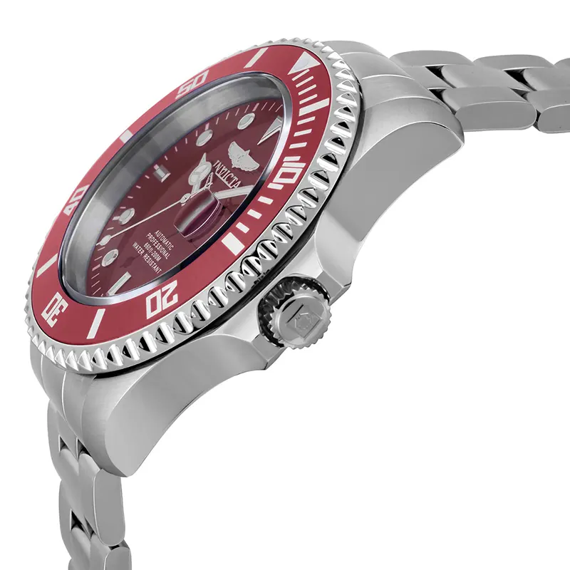 Invicta Pro Diver Automatic Red Dial Red Bezel Men's Watch | 35722