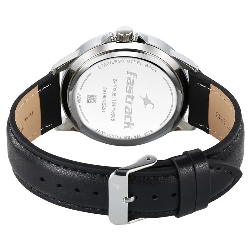 Fastrack 38160SL01 Stunners Black Dial Men's Watch