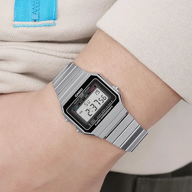 Casio A700W-1ADF Super Slim Vintage Digital Watch
