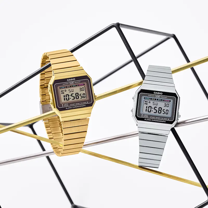 Casio A700W-1ADF Super Slim Vintage Digital Watch
