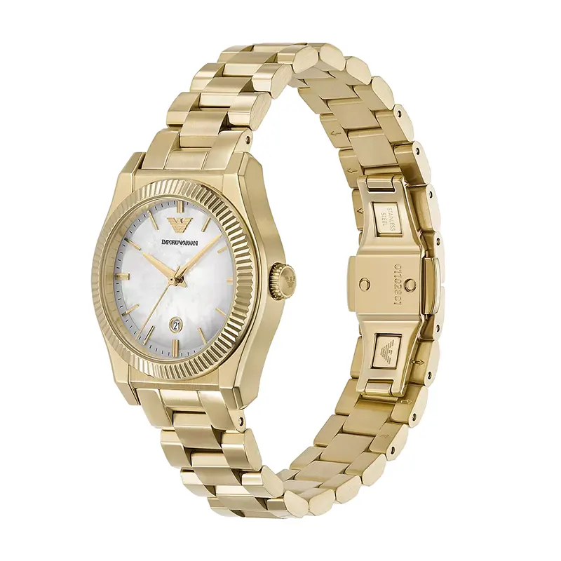 Emporio Armani Federica White MOP Dial Ladies Watch | AR11657