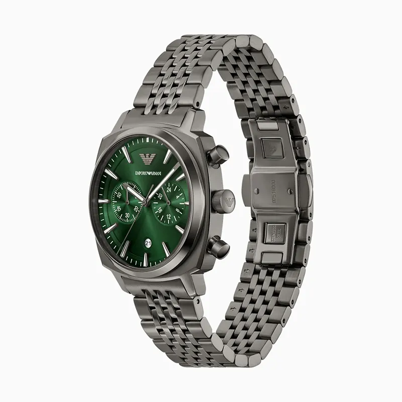 Emporio Armani Chronograph Green Dial Men's Watch | AR11689