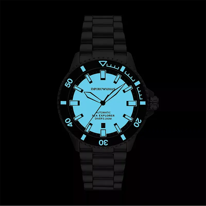 Emporio Armani Sea Explorer Automatic Super-LumiNova® Dial Men's Watch | AR60083