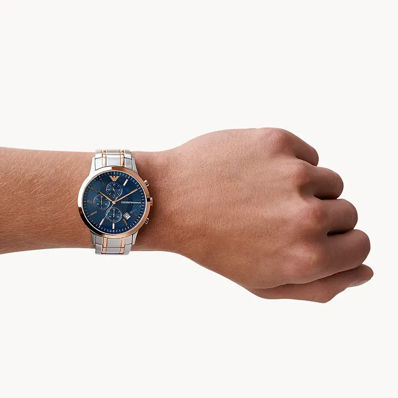 Emporio Armani Chronograph Blue Dial Men's Watch | AR80025