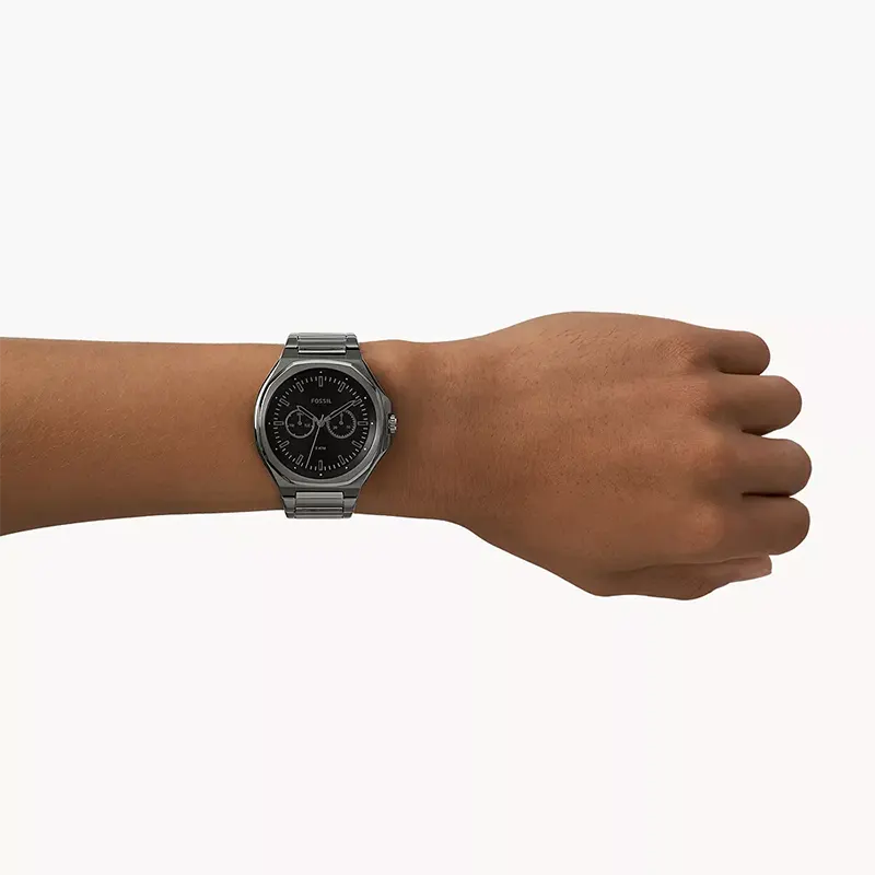 Fossil Evanston Multifunction Black Dial Men’s Watch | BQ2609