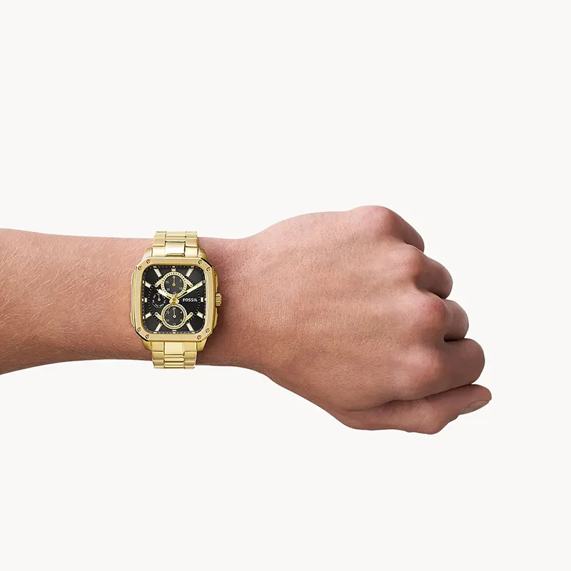Fossil Inscription Gunmetal Dial Men's Watch | BQ2656