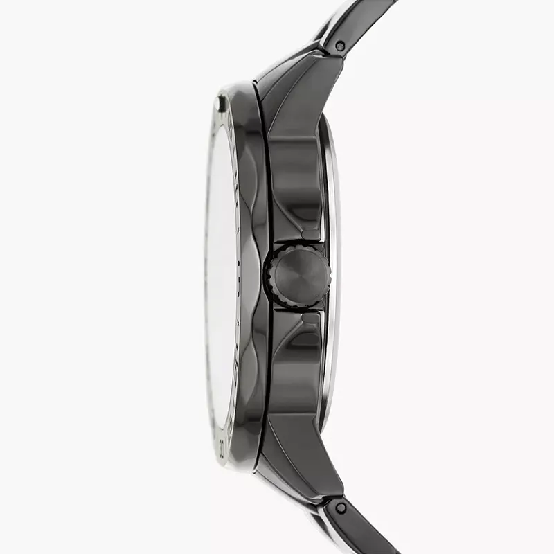 Fossil Bannon Automatic Smoke Stainless Steel Men's Watch | BQ2678