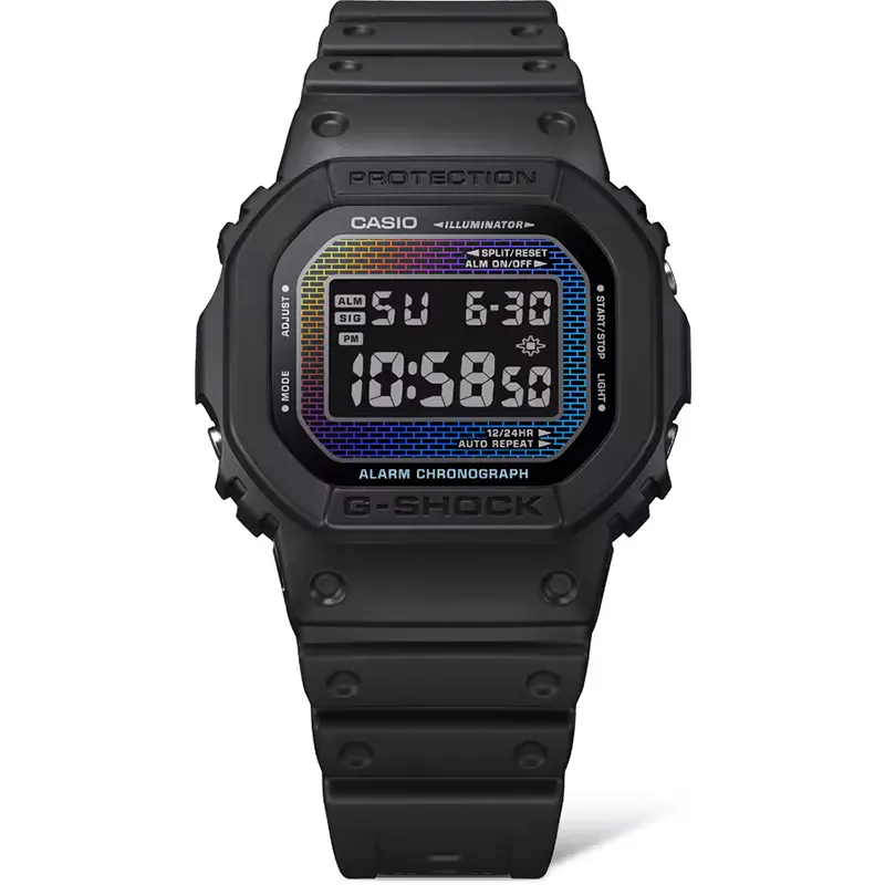 Casio G-Shock Rainbow Brick Wall Digital Men’s Watch | DW-5600RW-1