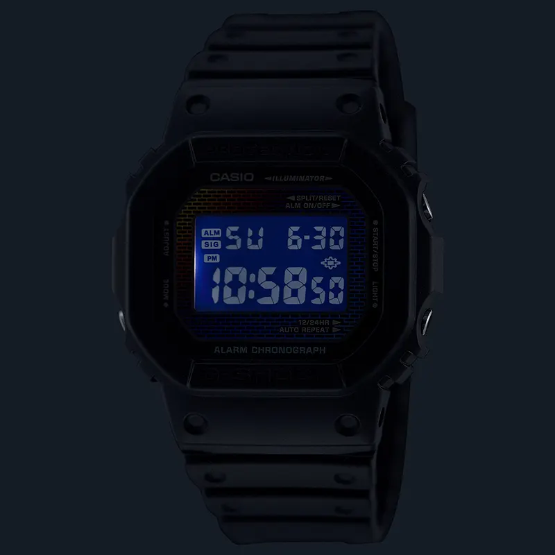Casio G-Shock Rainbow Brick Wall Digital Men’s Watch | DW-5600RW-1