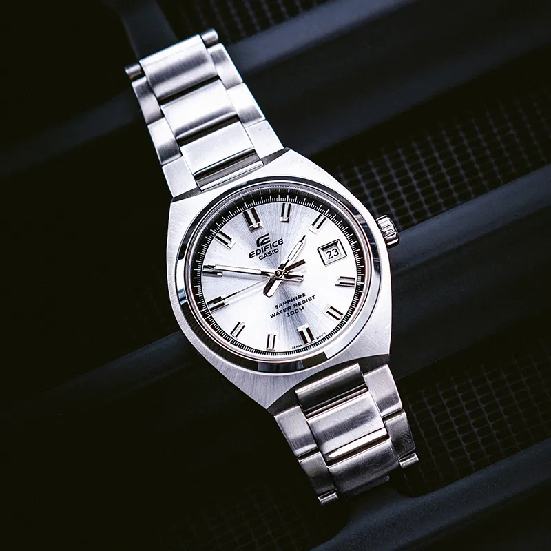 Casio Edifice Motorsports Silver Dial Men's Watch | EFB-109D-7AV