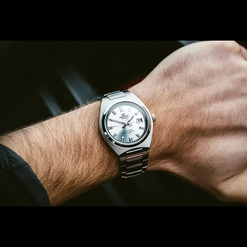Casio Edifice Motorsports Silver Dial Men's Watch | EFB-109D-7AV