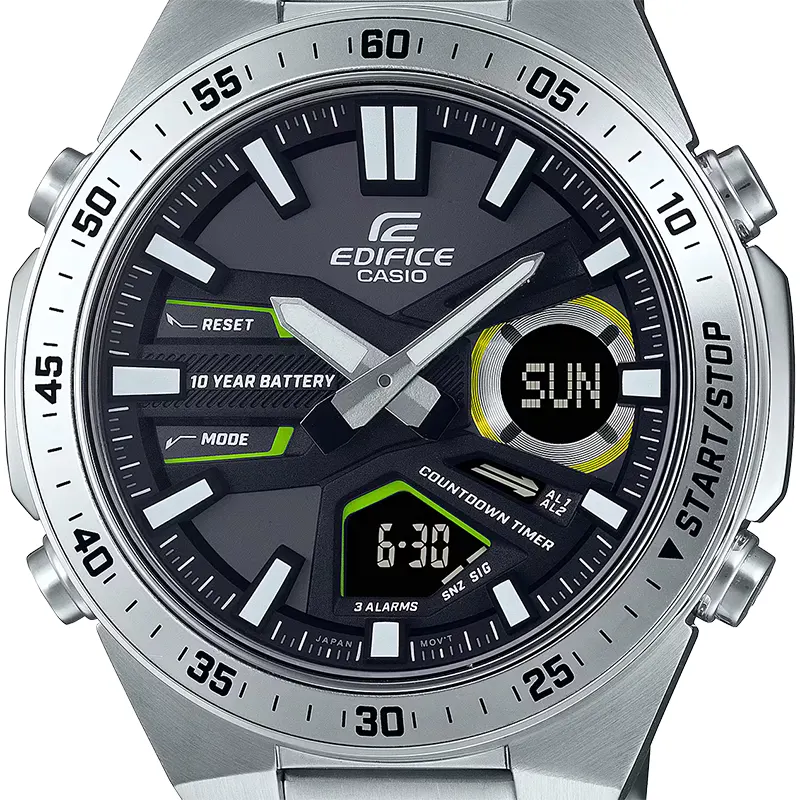 Casio Edifice EFV-C110D-1A3V Black Dial Men's Watch