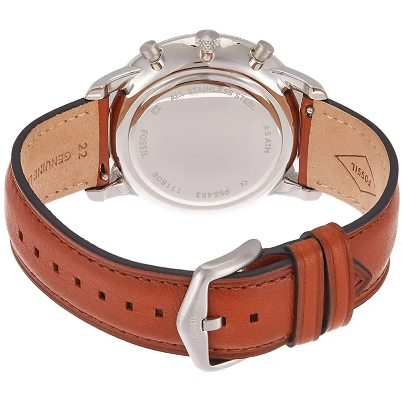 Fossil Neutra Chronograph Brown Leather Men's Watch | FS5453