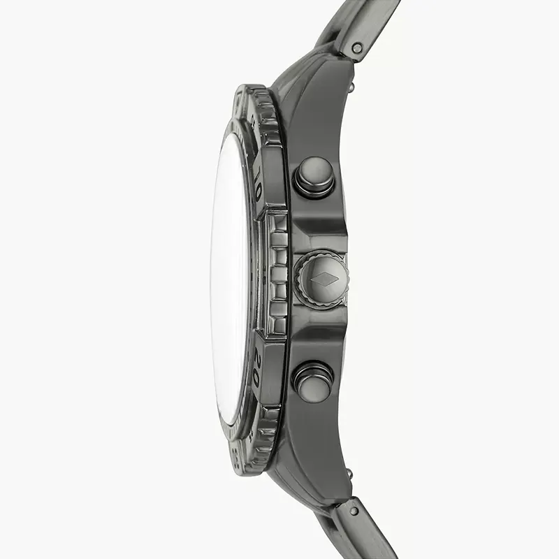 Fossil Garrett Chronograph Smoke Dial Men's Watch | FS5621