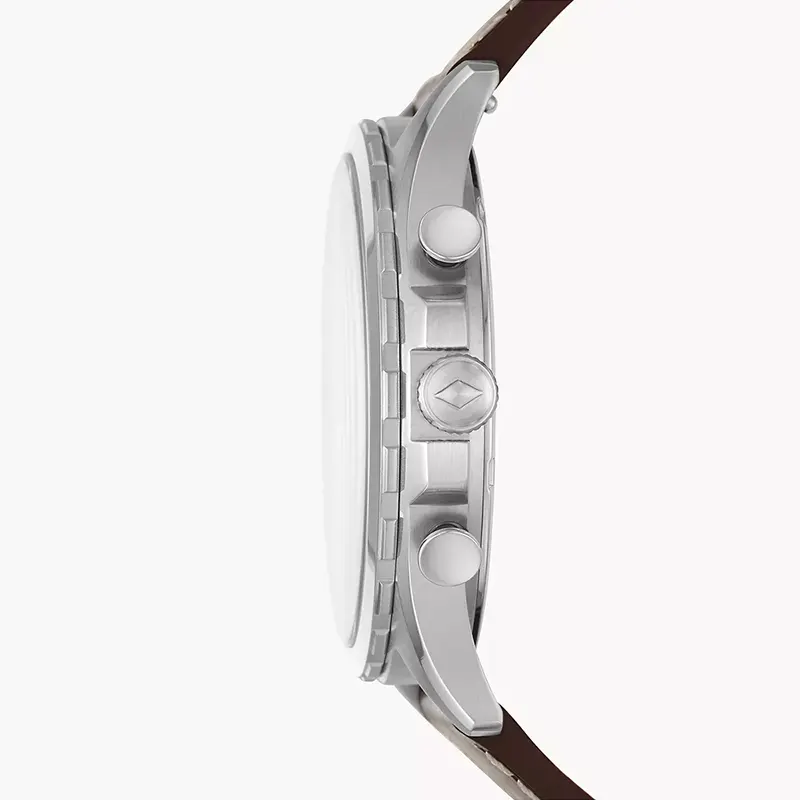 Fossil Forrester Chronograph Brown Leather Men's Watch | FS5696