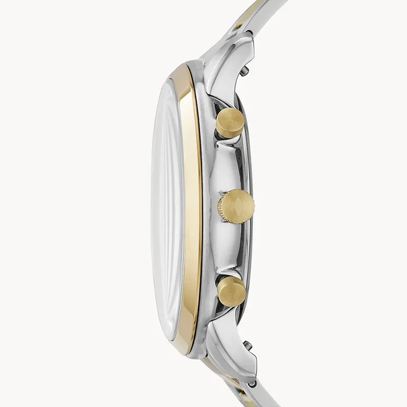 Fossil Neutra Chronograph Two-tone Blue Dial Men's Watch | FS5706