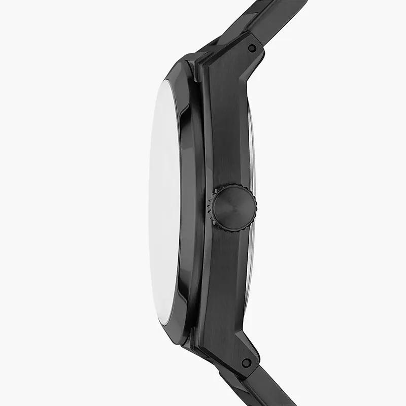 Fossil Everett Black Sunray Textured Dial Men's Watch | FS5824