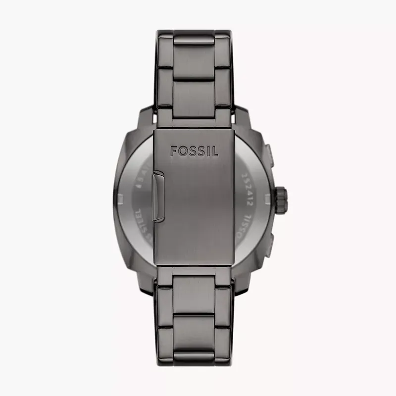 Fossil Machine Chronograph Smoke Stainless Steel Men's Watch | FS6098