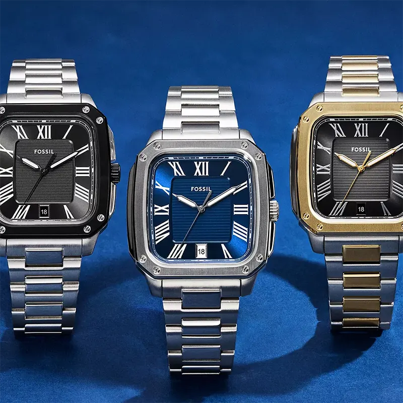 Fossil Crosby Modern Classic Grey Dial Men's Watch | FS6122