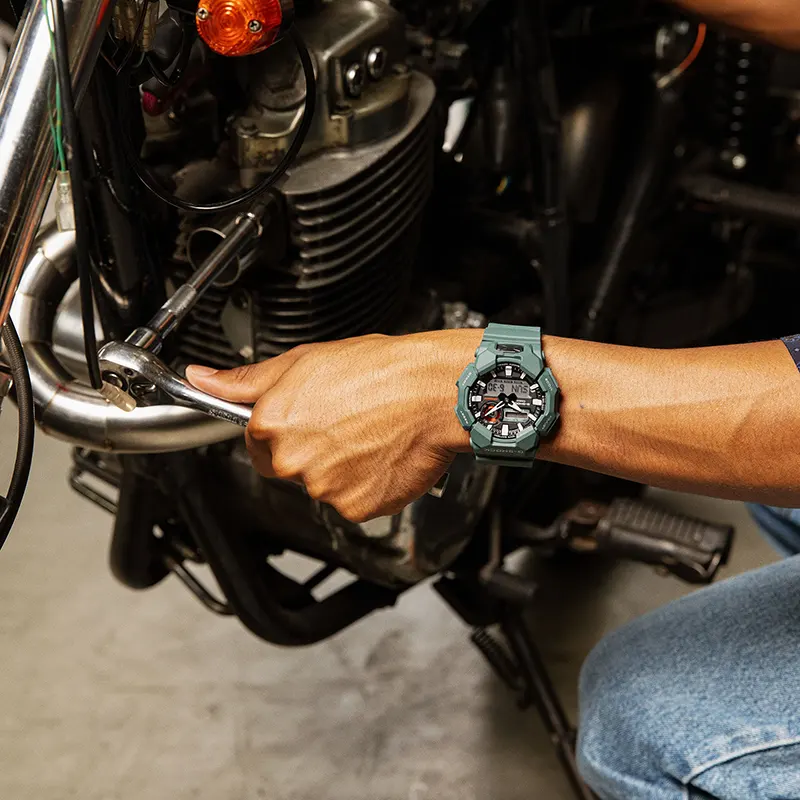 Casio G-Shock Dual-time 10 Years Battery Black Dial Men's Watch | GA-010-2A