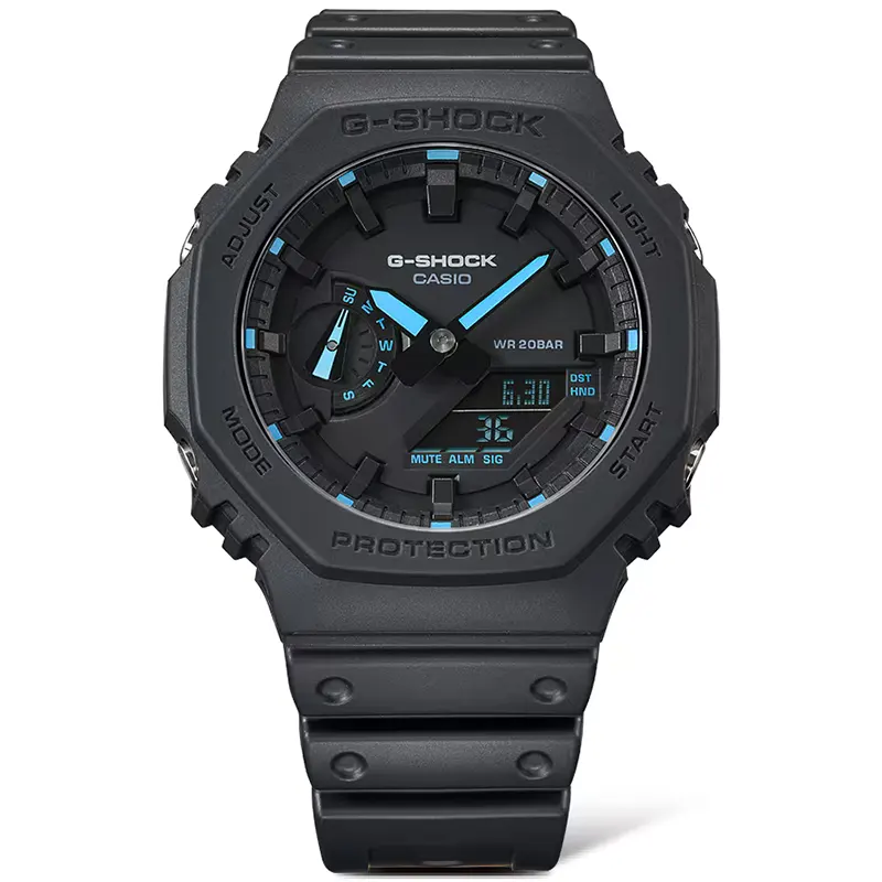 Casio G-Shock Carbon Core Guard Matte Black Men's Watch | GA-2100-1A2