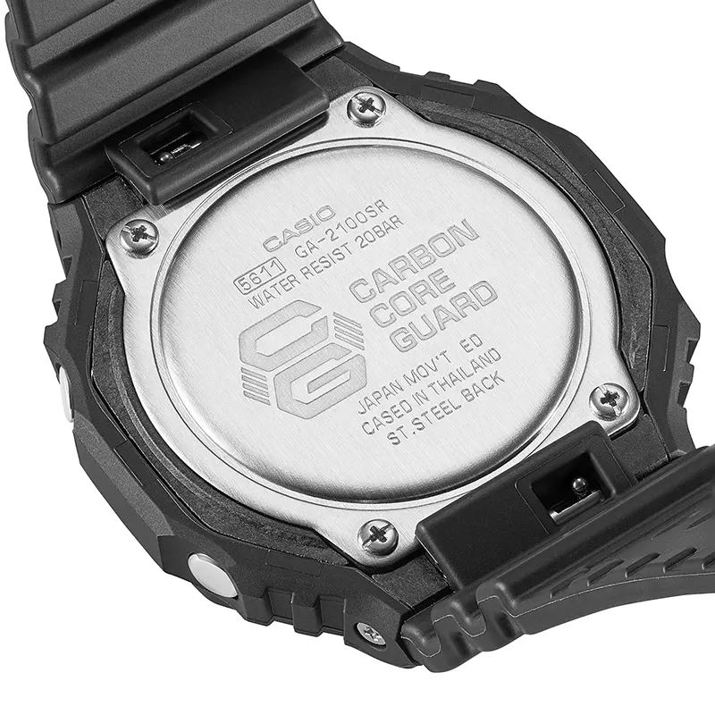 Casio G-Shock Carbon Core Guard Iridescent Rainbow Dial Men's Watch | GA-2100SR-1A