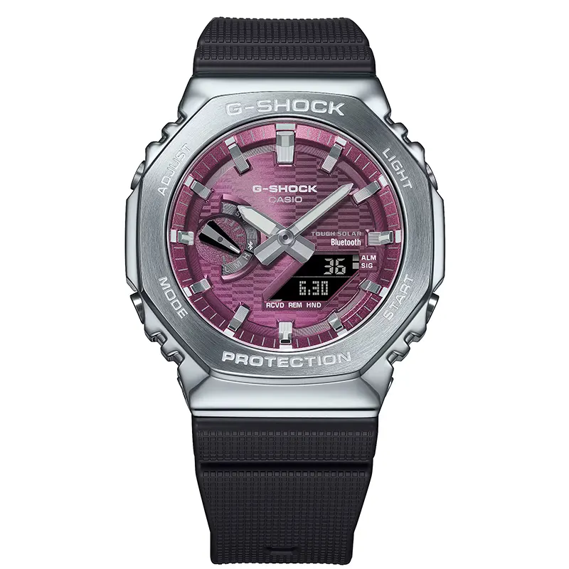 Casio G-Shock Tough Solar Bluetooth Purple Dial Men's Watch | GBM-2100A-4B