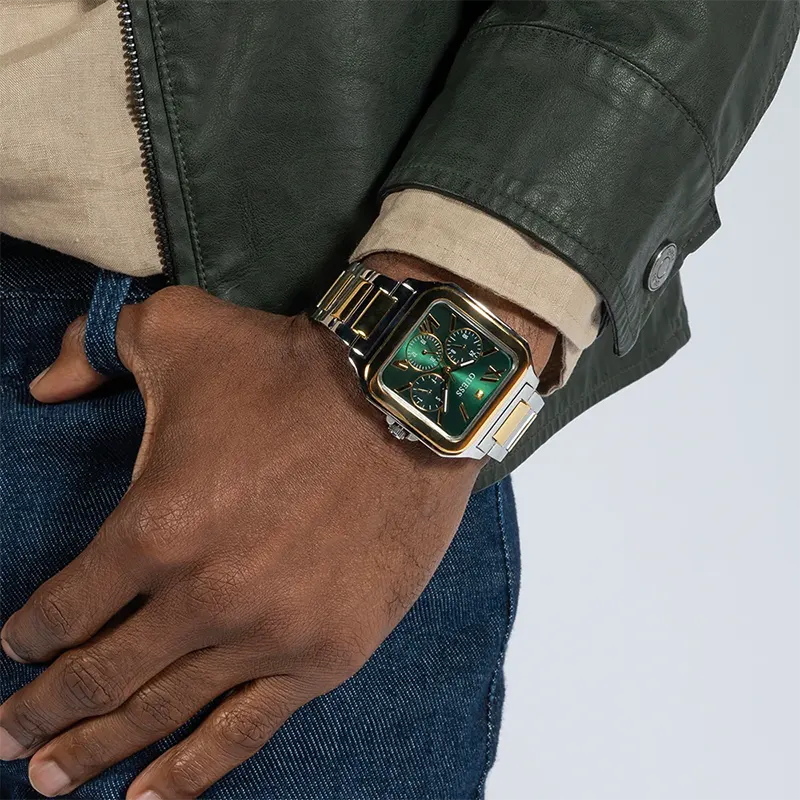 Guess Integrity Multi-function Green Dial Men’s Watch | GW0631G1