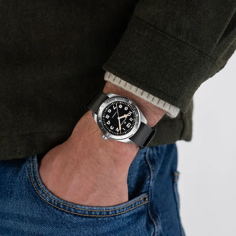 Hamilton Khaki Field Expedition Automatic Black Dial Men's Watch | H70225930