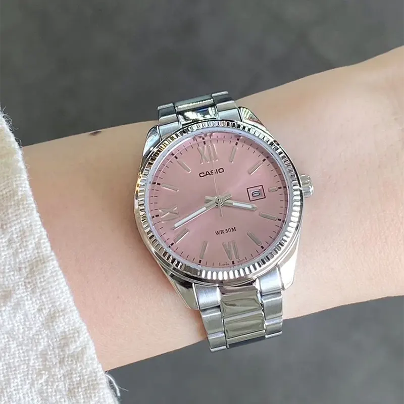 Casio Enticer Pink Dial Ladies Watch | LTP-1302DD-4A1