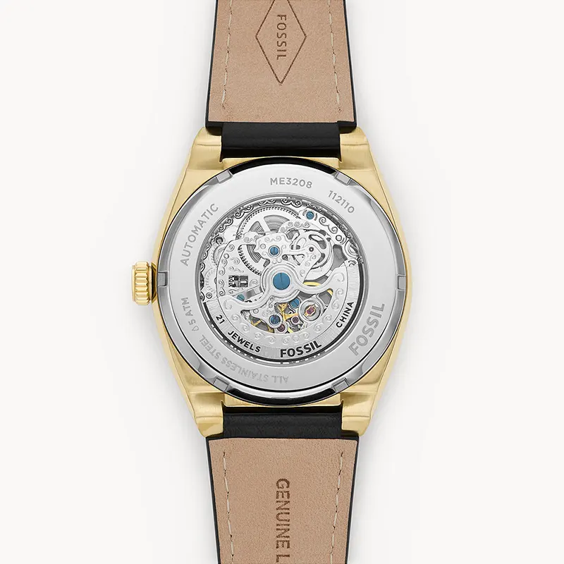 Fossil ME3208 Everett Automatic Skeleton Dial Men's Watch