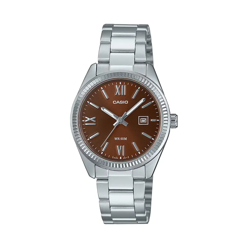 Casio Enticer Brown Dial Couple Watch | MTP-1302DD-5AV | LTP-1302DD-5AV