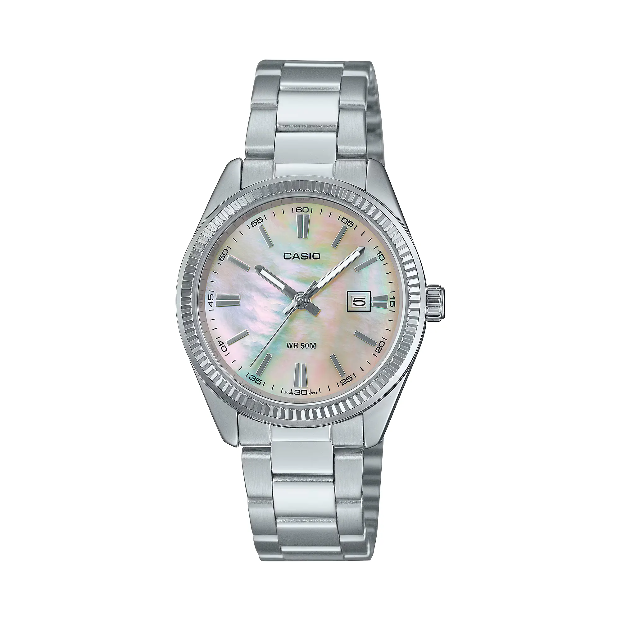 Casio Enticer Mother of Pearl Dial Couple Watch | MTP-1302DS-7AV | LTP-1302DS-4AV