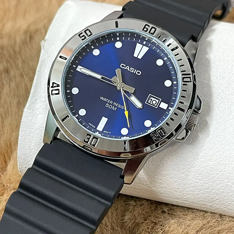 Casio Enticer Blue Dial Men's Watch | MTP-VD01-2EV