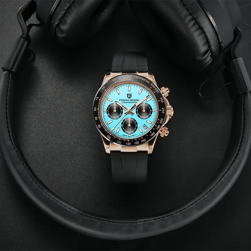 Pagani Design Daytona Tiffany Blue Dial Men's Watch | PD-1664