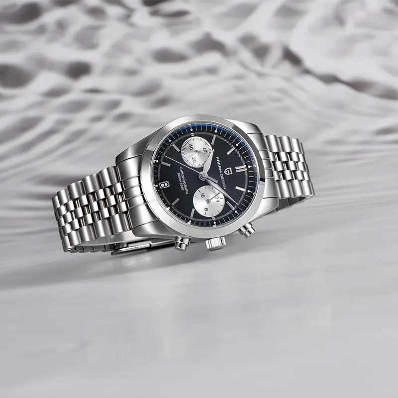 Pagani Design PD-1775 Chronograph Black Panda Dial Men's Watch