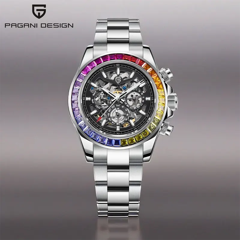 Pagani Design Daytona Rainbow Automatic Men's Watch | PD-1777